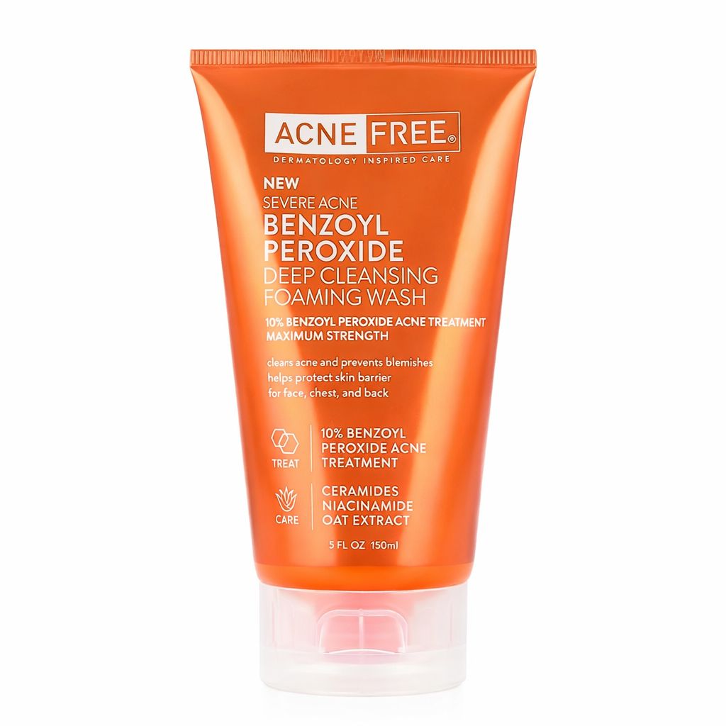 Benzoyl Peroxide Deep Cleansing Foaming Wash, vue 1