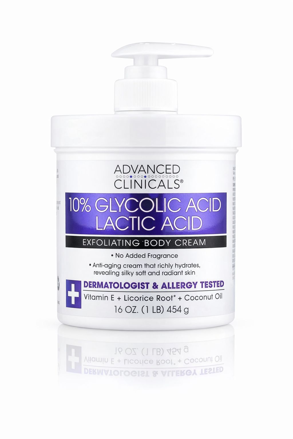 Glycolic Acid Lactic Acid Exfoliating Body Cream, vue 1