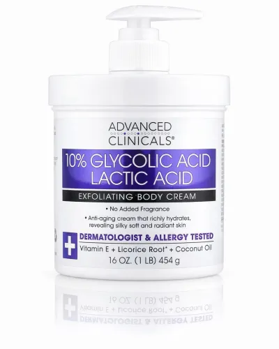 Glycolic Acid Lactic Acid Exfoliating Body Cream