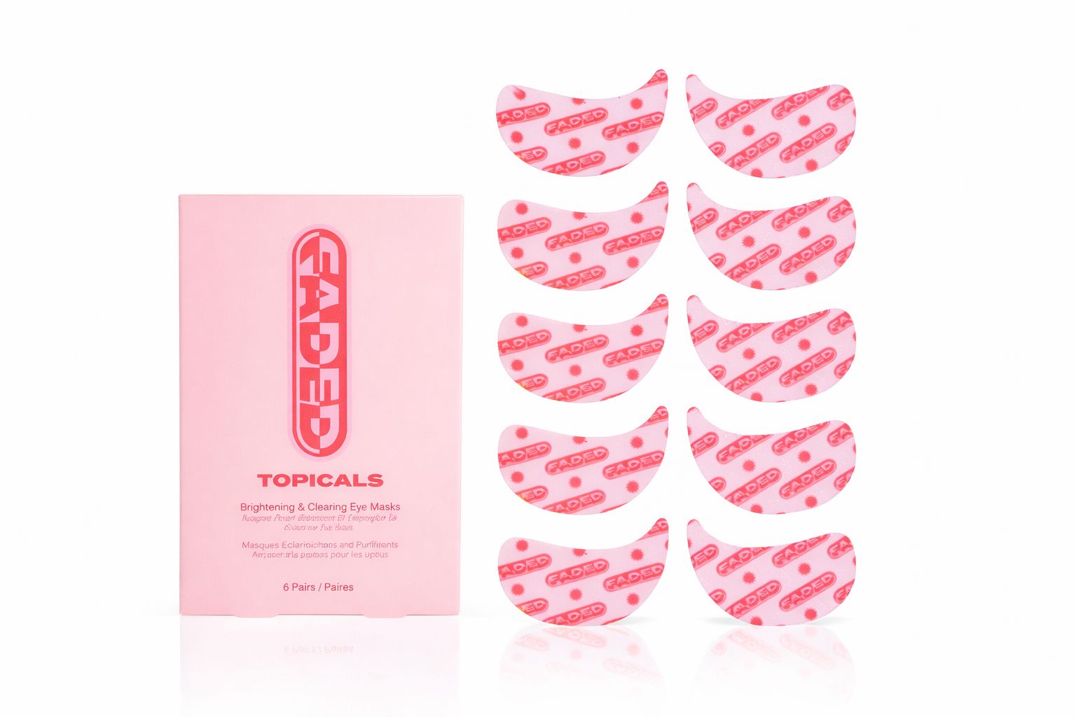 Topicals Faded Brightening Clearing Eye Masks, vue 1